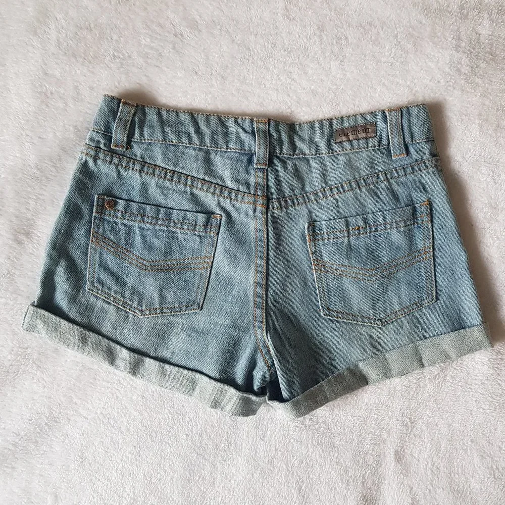 Element blue denim shorts
